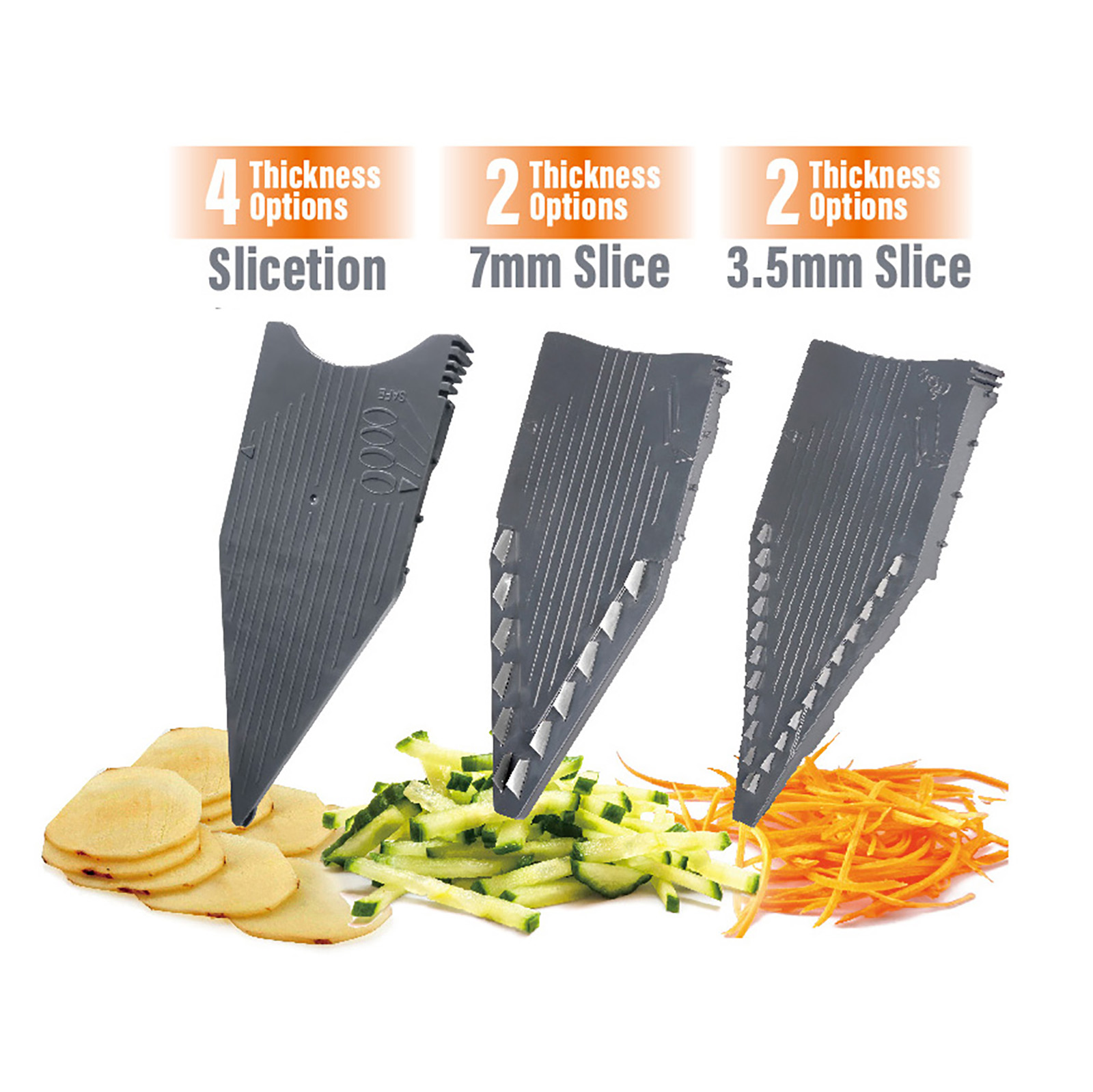 Multi-Functional & Adjustable Vegetable Slicer