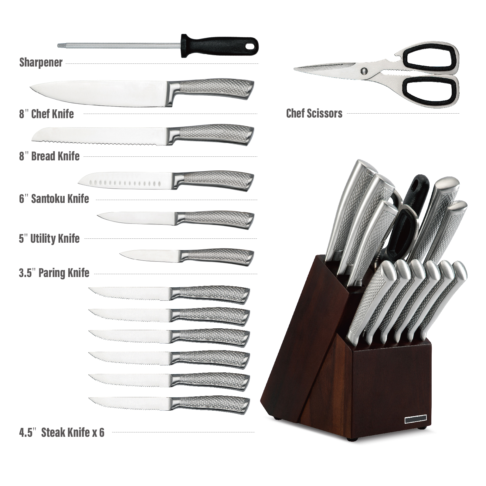 13PCS Knife Set