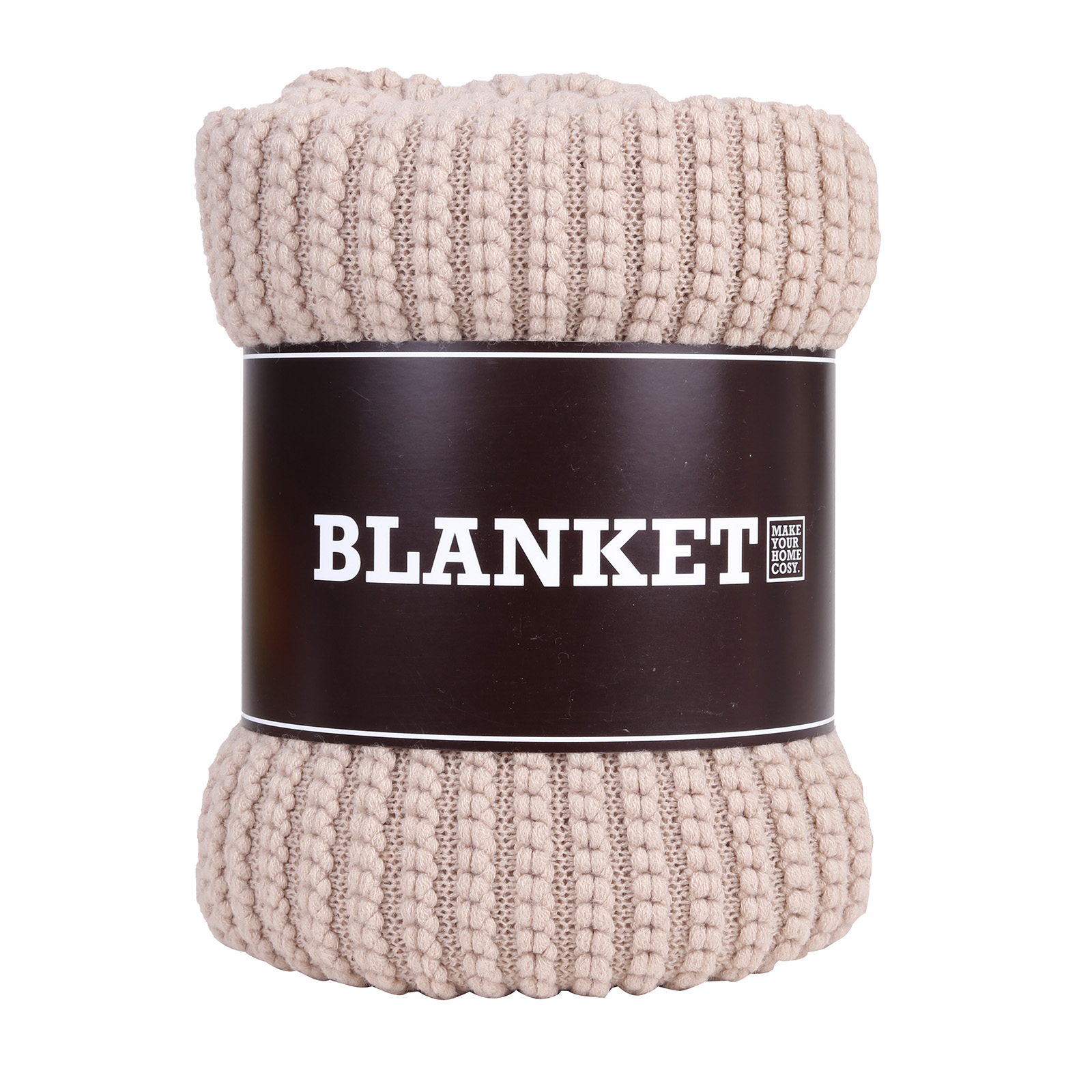 Solid Knitted Blanket 