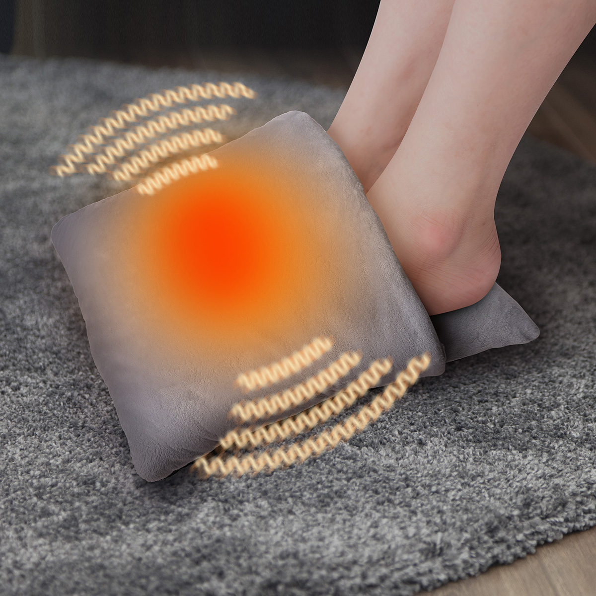 Heated Massage Foot Cushion  